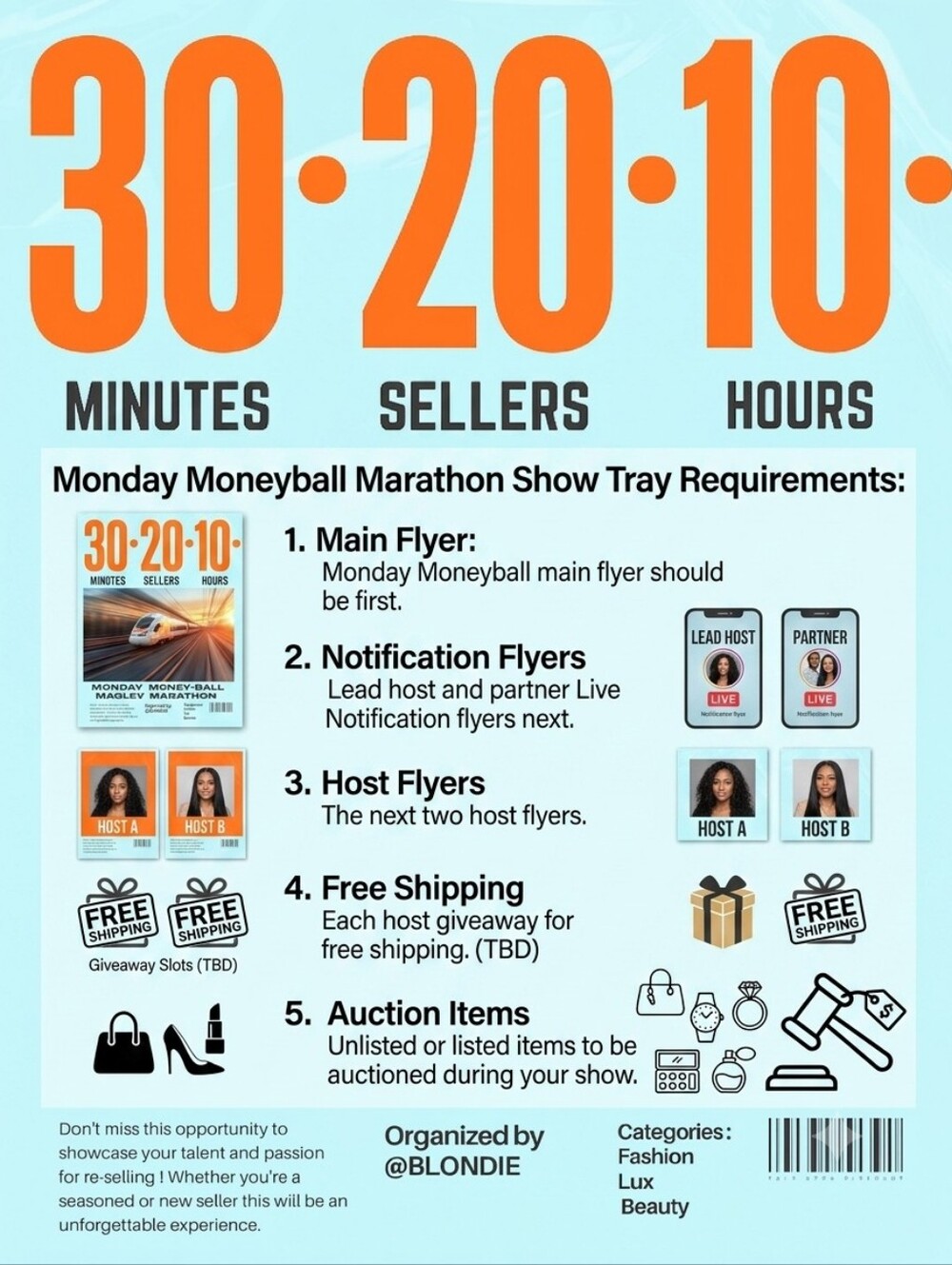 Monday Money Ball Marathon 30-20-10: NOTIFICATION (Next Show: 8/31/26) 👇👇👇$10 - Picture 2 of 4